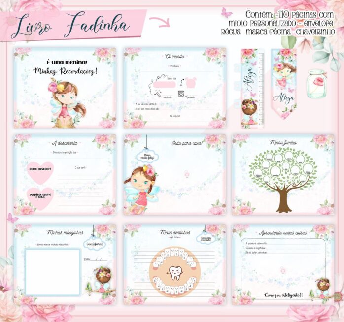 Livro Do Bebê Fadinha Menina