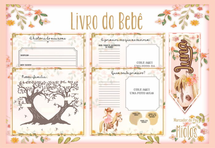 Livro do Bebê Fazendeira