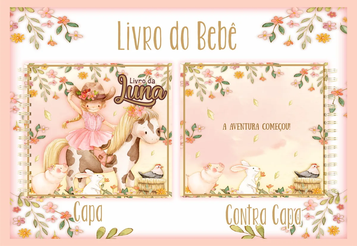 Livro do Bebê Fazendeira 1 Livro do Bebê Fazendeira