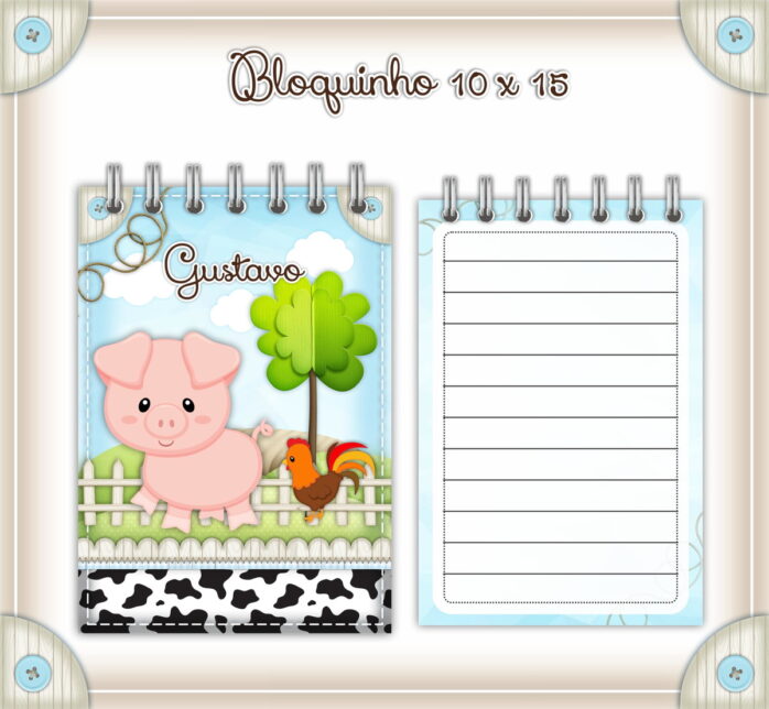 Livro do Bebê Fazendinha Menino