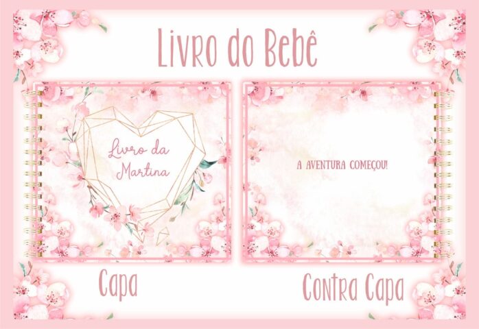Livro do Bebê Floral II