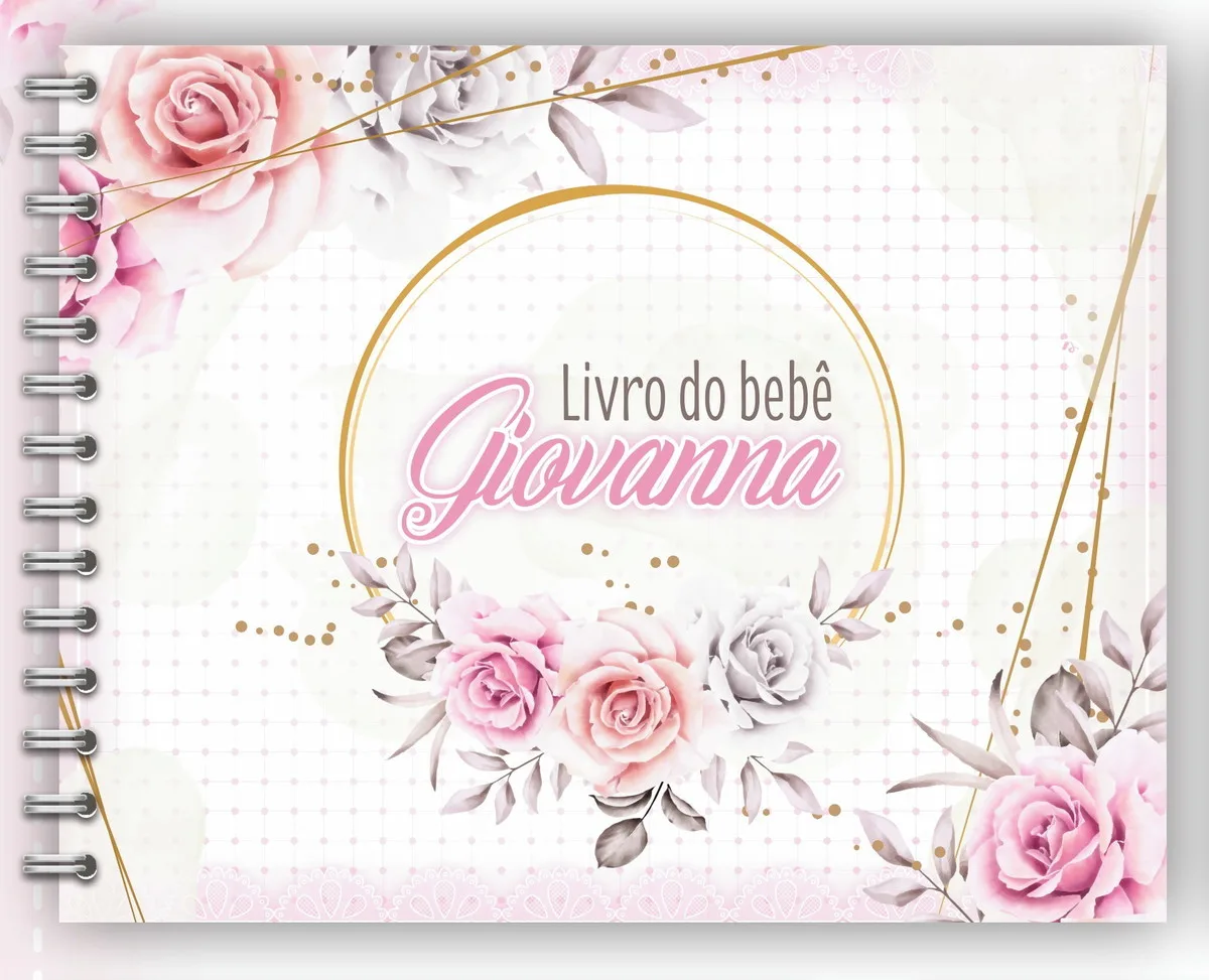 Livro do Bebê Floral IIII 1 Livro do Bebê Floral IIII