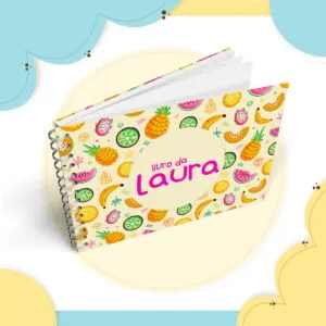 Livro do bebê Frutinhas Menina 11 Livro do bebê Frutinhas Menina