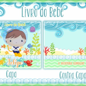 Livro do Bebê Fundo do Mar Menino I