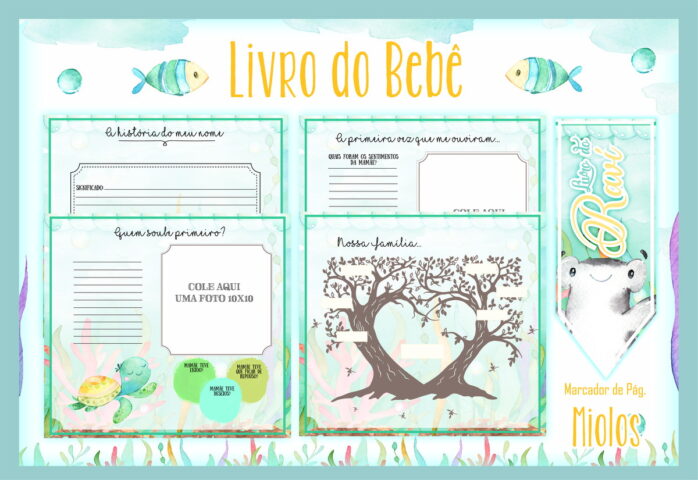 Livro do Bebê Fundo do Mar Menino II