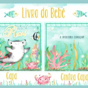 Livro do Bebê Fundo do Mar Menino II 6 Livro do Bebê Fundo do Mar Menino II