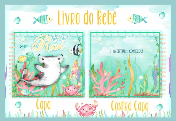 Livro do Bebê Fundo do Mar Menino II