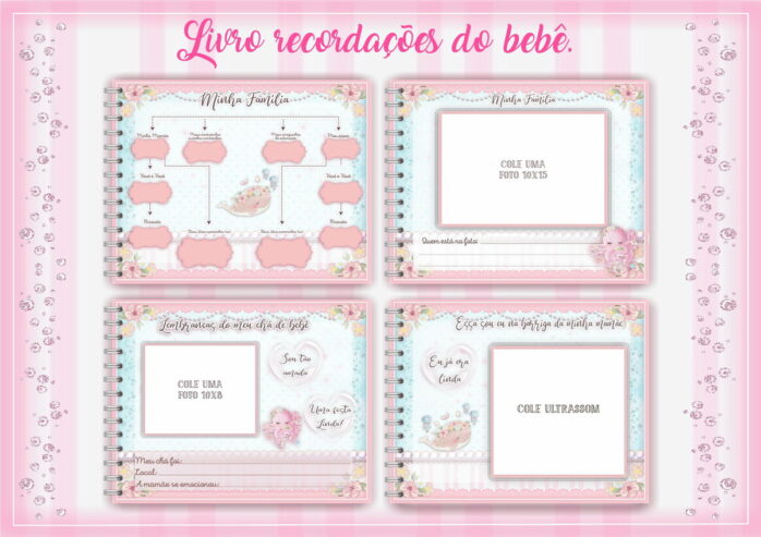Livro do Bebê Fundo do Mar Rosa