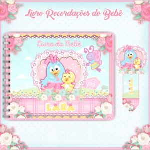 Livro do Bebê Galinha Pintadinha Rosa