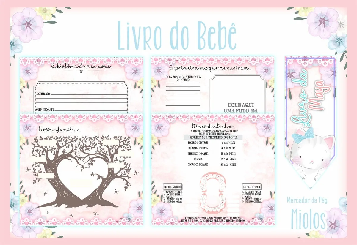 Livro do Bebê Gatinha I 2 Livro do Bebê Gatinha I