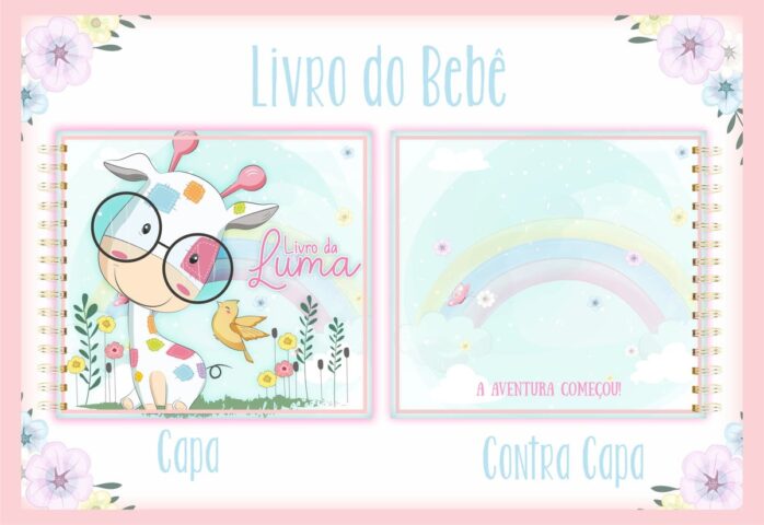 Livro do Bebê Girafinha Colorida