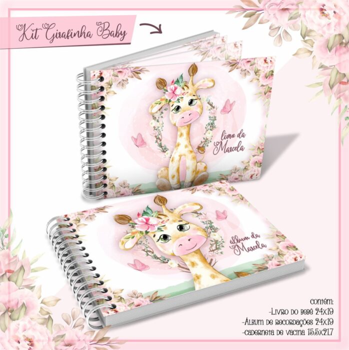 Livro Do Bebê Girafinha Menina