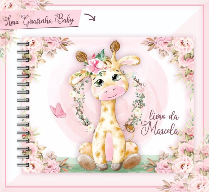 Livro Do Bebê Girafinha Menina