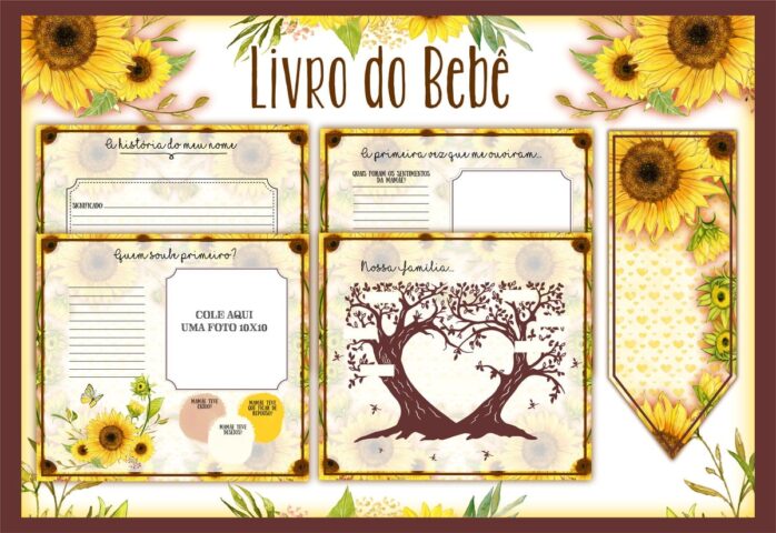 Livro do Bebê Girassol