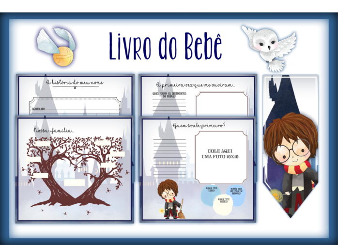 Livro do Bebê Harry Potter