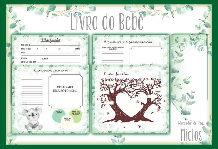 Livro do Bebê Koala Menino