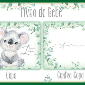 Livro do Bebê Koala Menino 13 Livro do Bebê Koala Menino