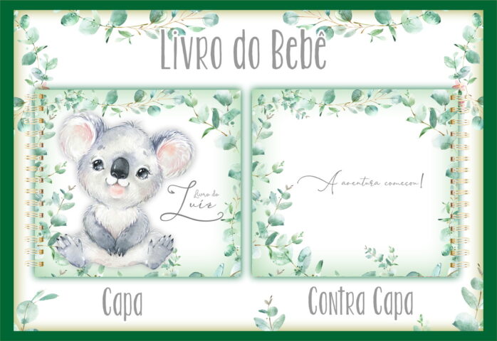 Livro do Bebê Koala Menino