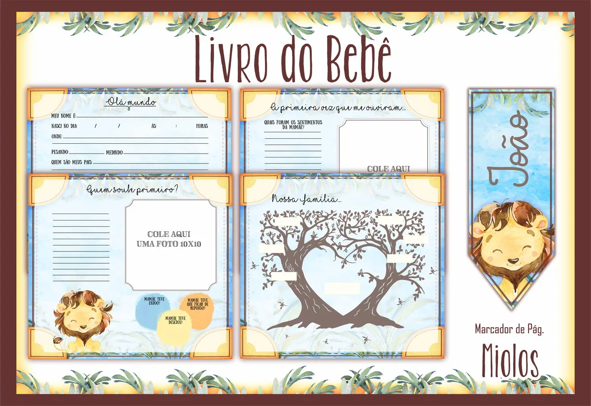 Livro do Bebê Leão I 2 Livro do Bebê Leão I