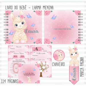 Livro do Bebê Lhama Menina