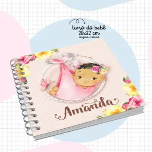 Livro do Bebê Menina Negra 9 Livro do Bebê Menina Negra