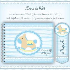 Livro do Bebê Menino Azul 19 Livro do Bebê Menino Azul