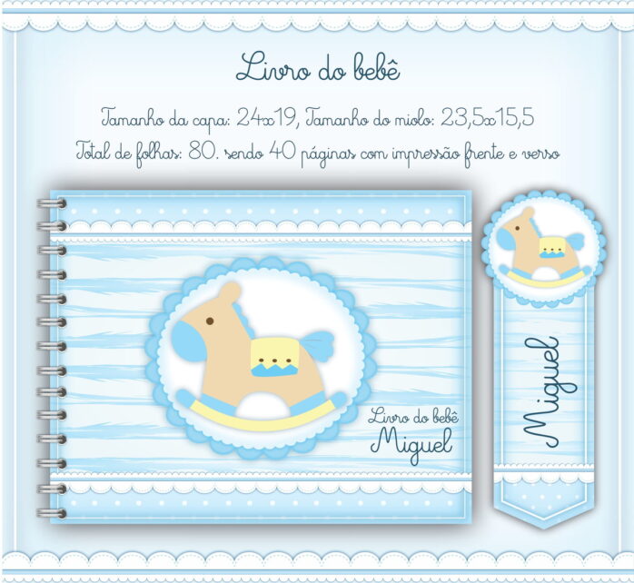 Livro do Bebê Menino Azul