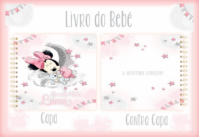 Livro do Bebê Minie Baby
