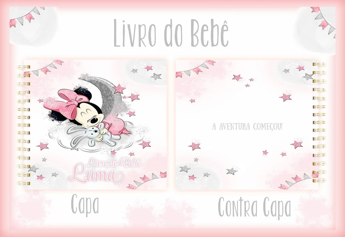 Livro do Bebê Minie Baby 1 Livro do Bebê Minie Baby