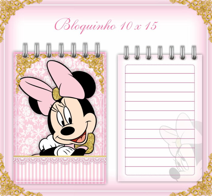 Livro do Bebê Minie Rosa
