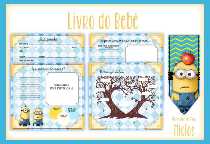 Livro do Bebê Minions