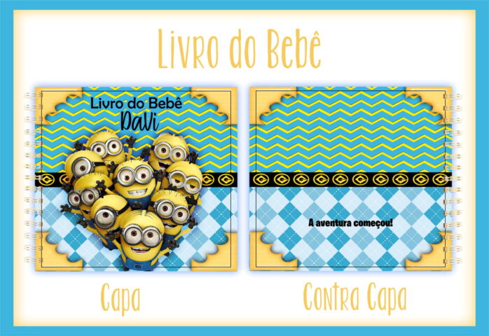 Livro do Bebê Minions