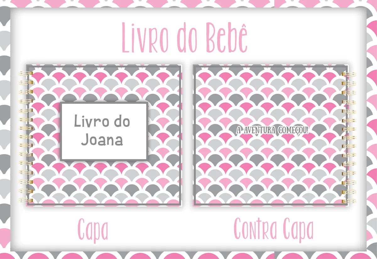 Livro do Bebê Neutro Menina 1 Livro do Bebê Neutro Menina