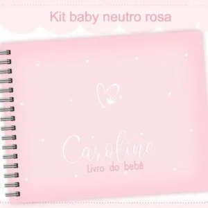 Livro do Bebê Neutro Rosa