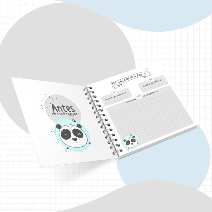 Livro do Bebê Panda Escandinavo