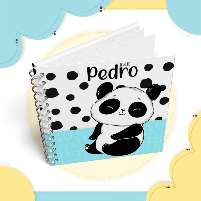 Livro do Bebê Panda Menino