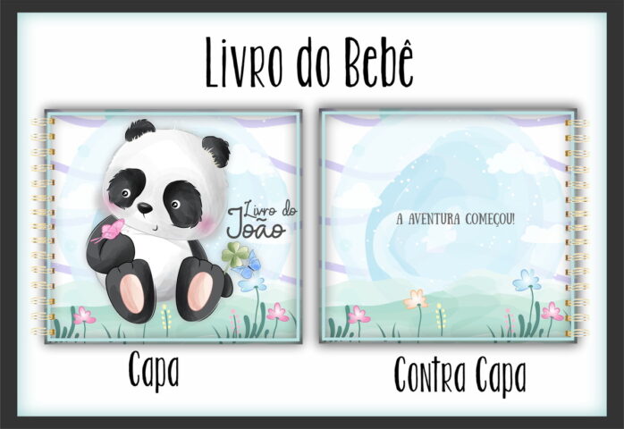 Livro do Bebê Pandinha Aquarela