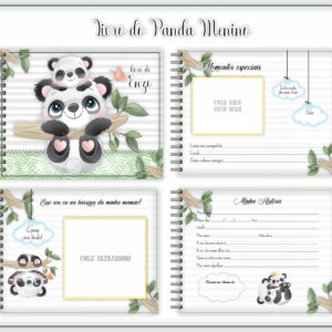 Livro do Bebê Pandinha Fofo Menino