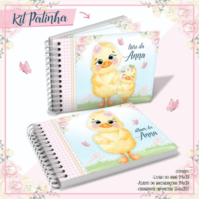 Livro Do Bebê Patinha Menina