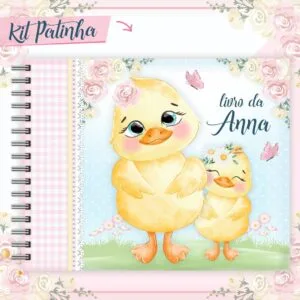 Livro Do Bebê Patinha Menina