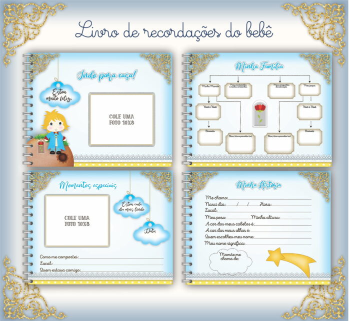 Livro do Bebê Pequeno Príncipe