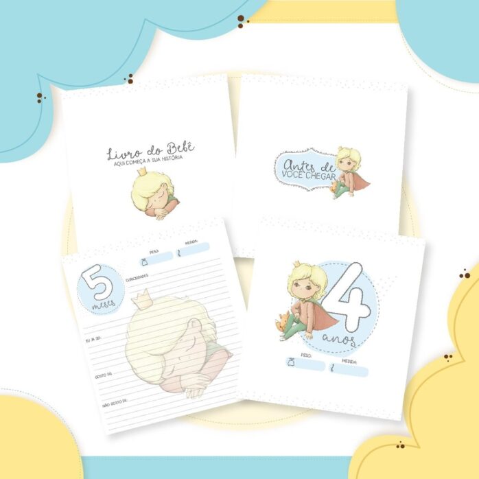 Livro do Bebê Pequeno Príncipe Clean