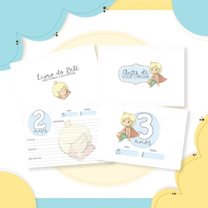 Livro do Bebê Pequeno Príncipe Clean