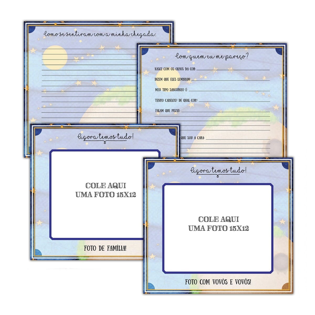 Livro do Bebê Pequeno Príncipe Digital Personalizável 4 Livro do Bebê Pequeno Príncipe Digital Personalizável