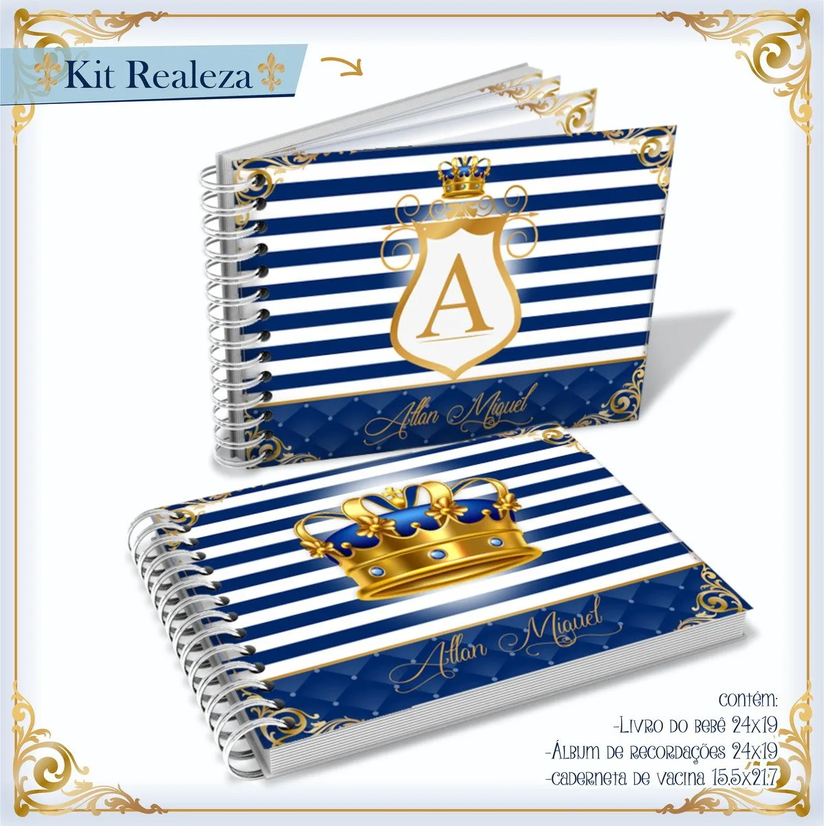 Livro Do Bebê Realeza Menino 2 Livro Do Bebê Realeza Menino