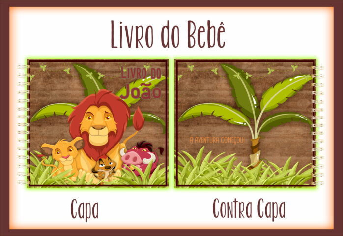 Livro do Bebê Rei Leão