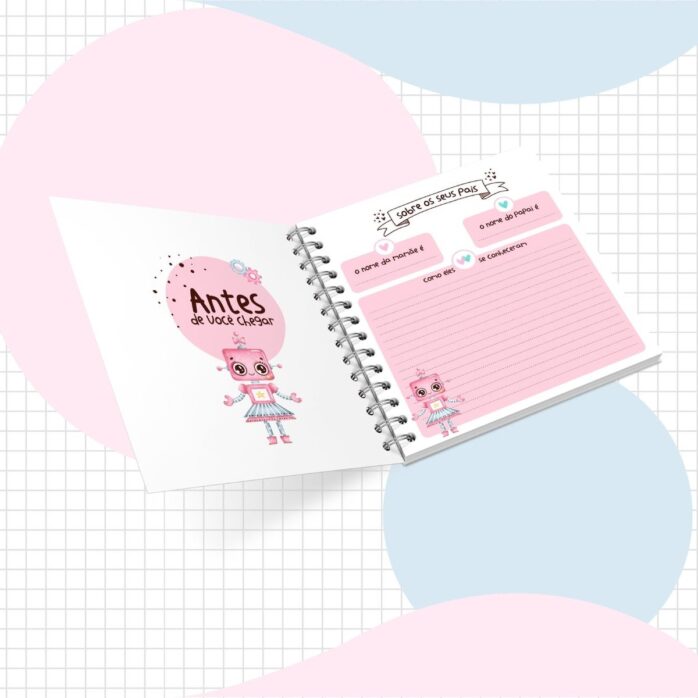 Livro do Bebê Robô Menina
