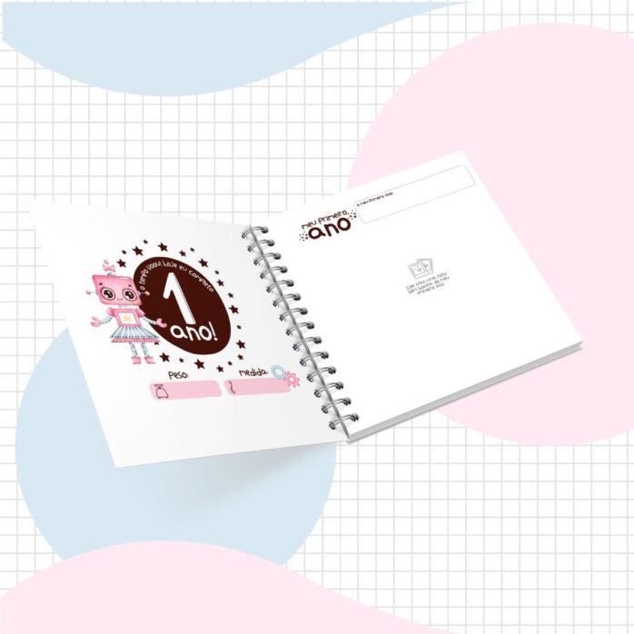 Livro do Bebê Robô Menina