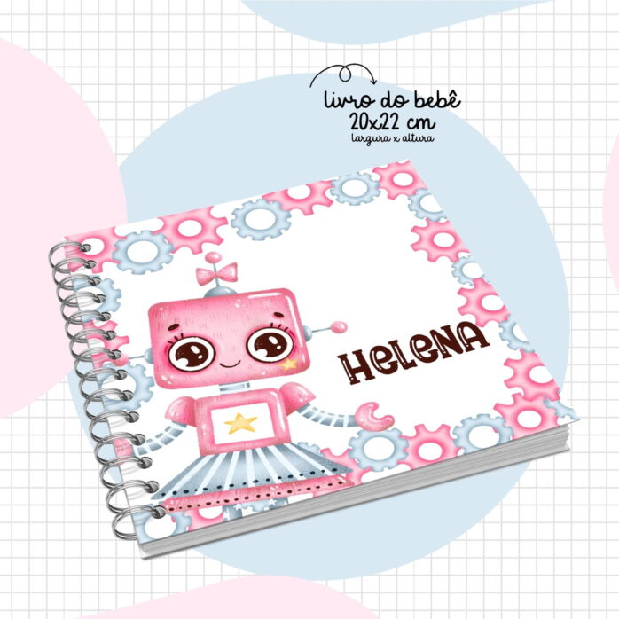 Livro do Bebê Robô Menina