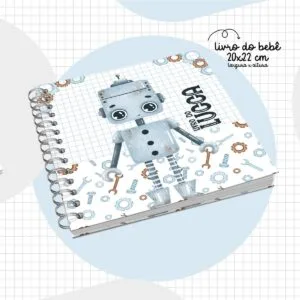 Livro do Bebê Robô Menino